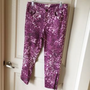 Coldwater Creek Patterned Jeans